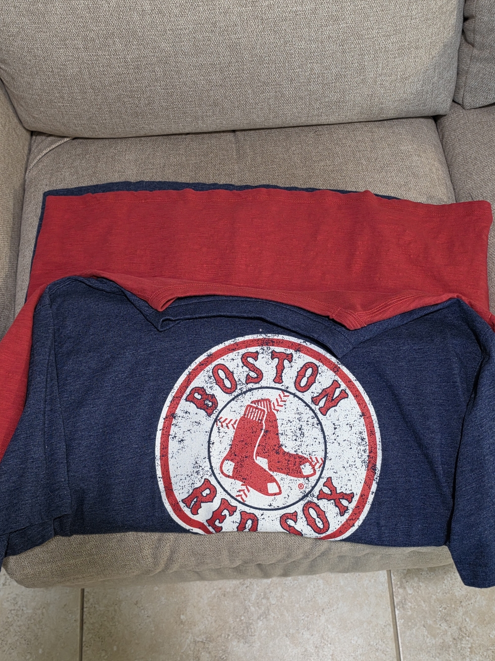 Lot of 2 Boston Red Sox Vintage Style Graphic Tees - Size XL & XXL